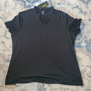 Black Short Sleeve Top